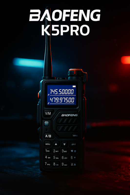 Radio baofeng K5PRO GPS Multibanda Wireless Copy USB C